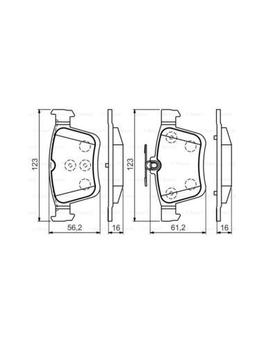 PLAQ FREIN BP1504