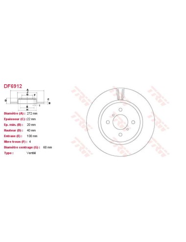 PAIRE DE DISQUES