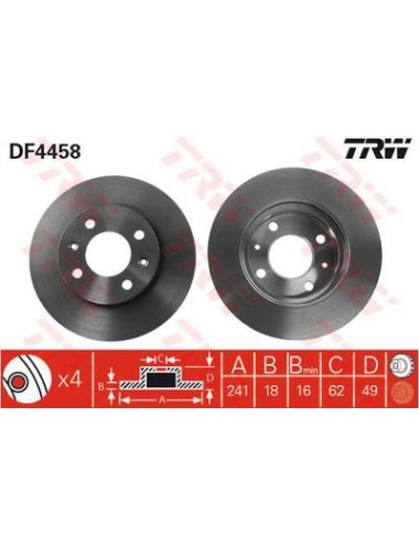 PAIRE DE DISQUES