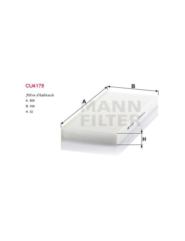 FILTRE A HABITACLE