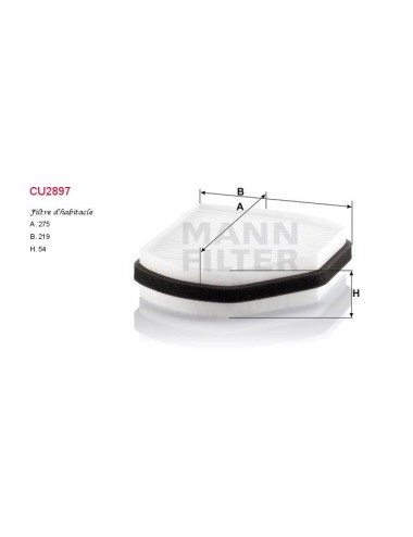 FILTRE A HABITACLE