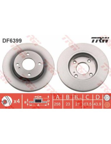 PAIRE DE DISQUES