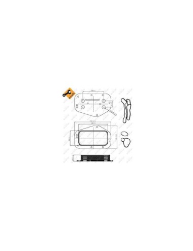 RH - OPEL ZAFIRA 1.8 05 OILCOOLERS