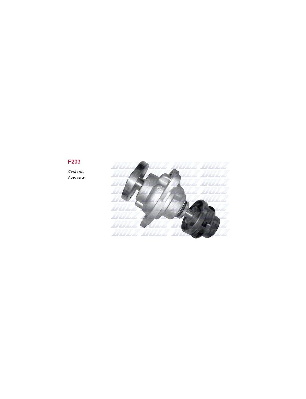 POMPE A EAU FORD KA ROCAMZETEC