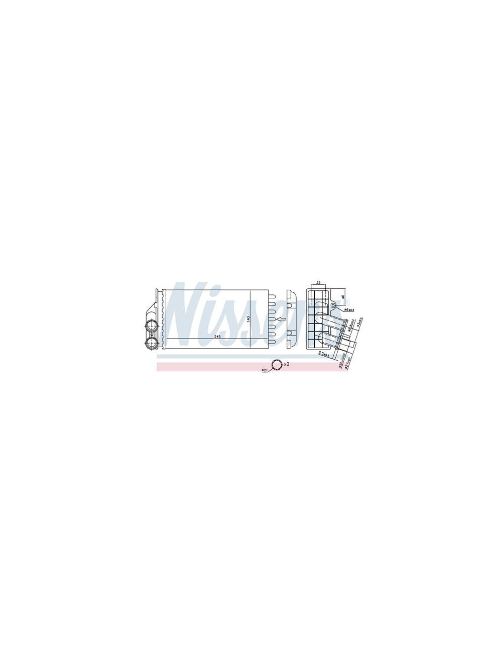 RAD.CHAUFF CITROEN C4 (2005) 1.6