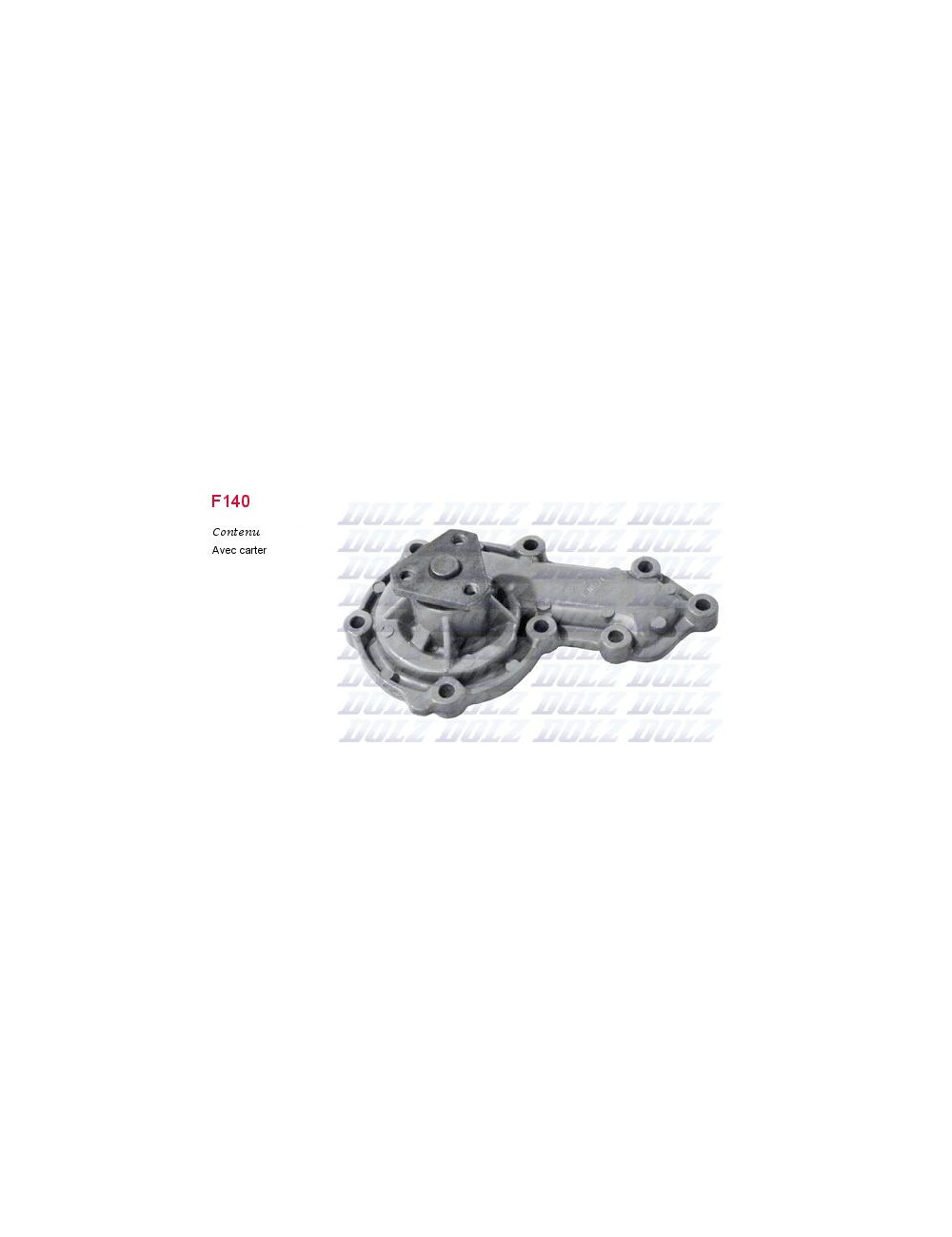 POMPE A EAU FORD MOTOR DO