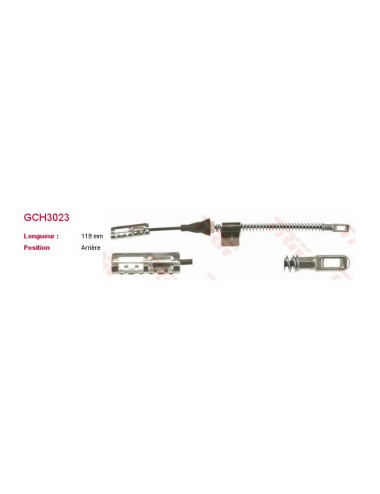 CABLE DE FREIN