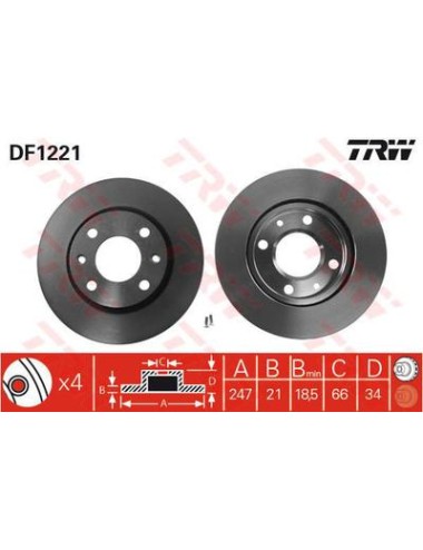 PAIRE DE DISQUES