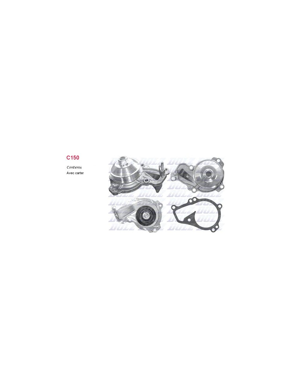 POMPE A EAU PEUGEOT 2008