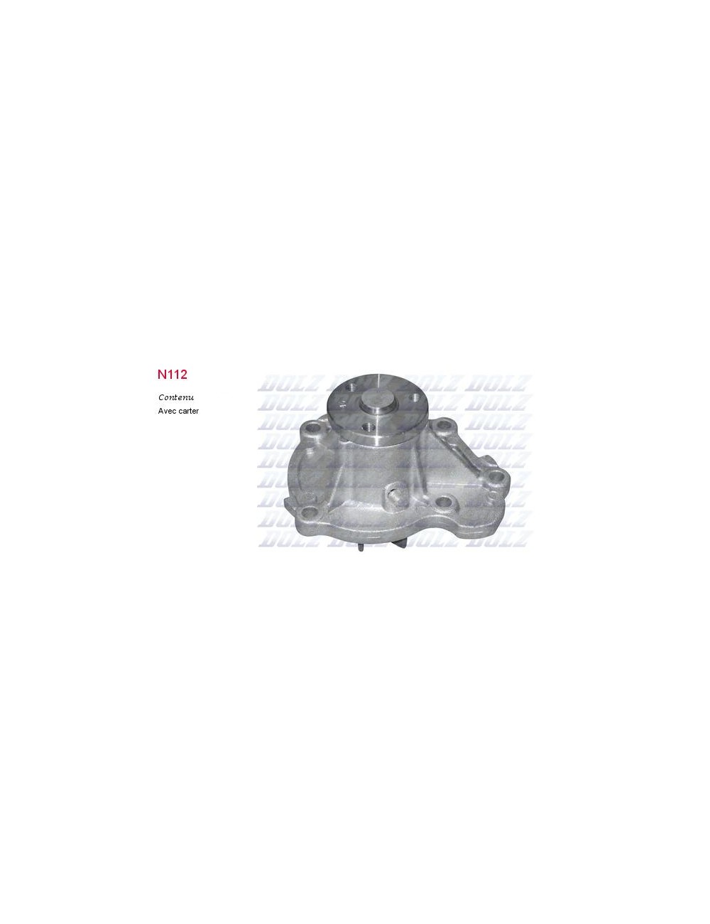 POMPE A EAU NISSAN MICRA1.0 16V