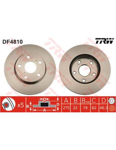 PAIRE DE DISQUES