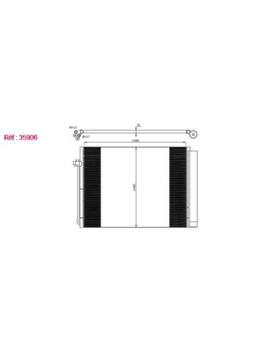 COND - BMW X5 3.0D 14 CONDENSER EAS