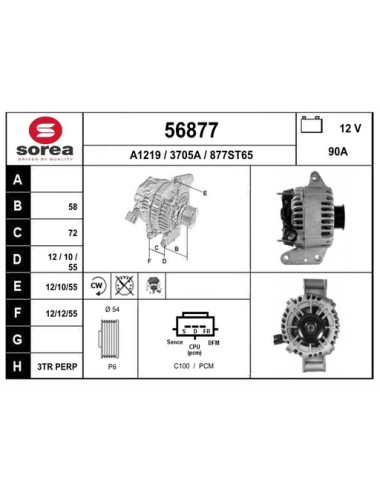 ALTERNATEUR VL / MONDEO 2TDCI