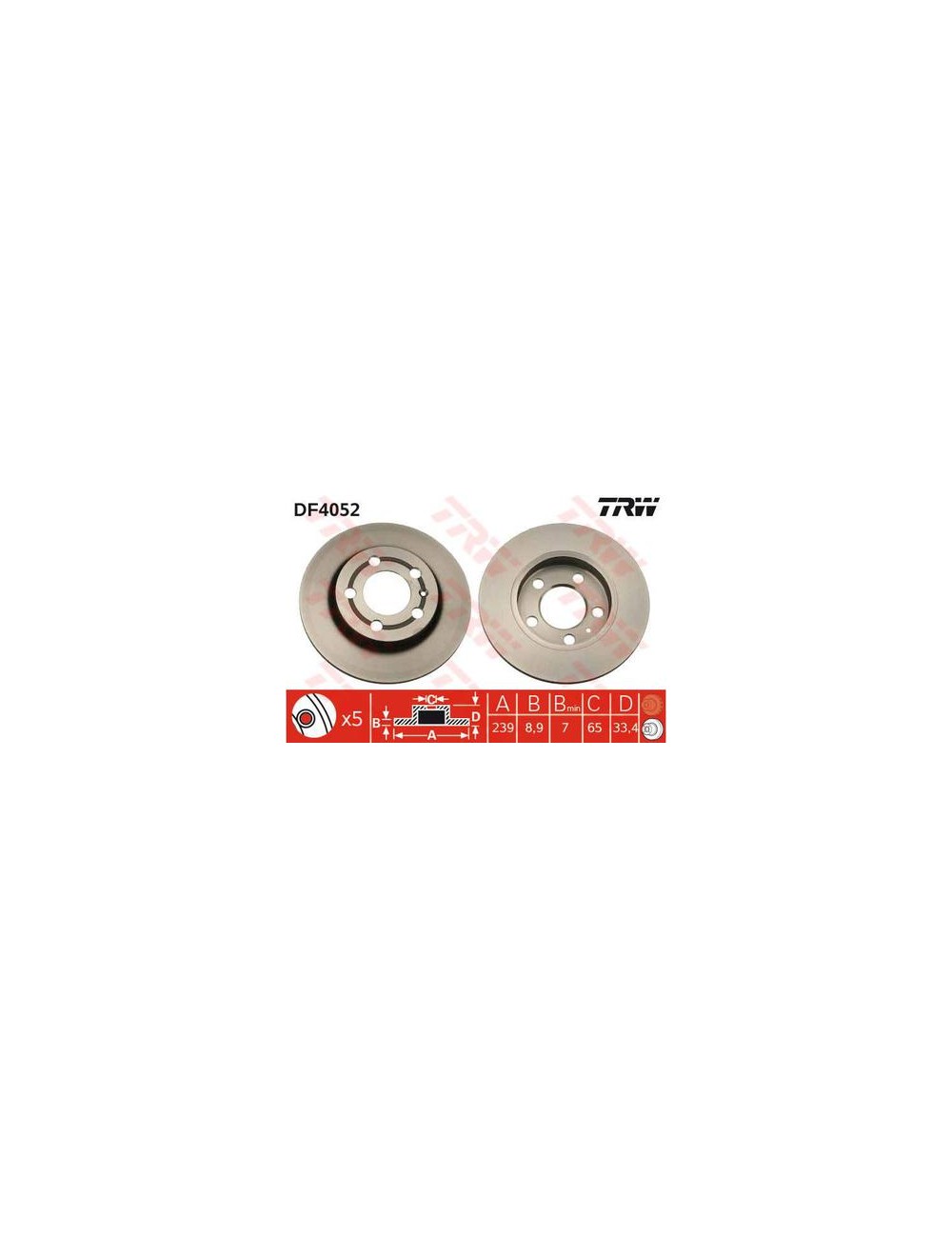 PAIRE DE DISQUES
