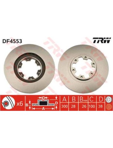 PAIRE DE DISQUES