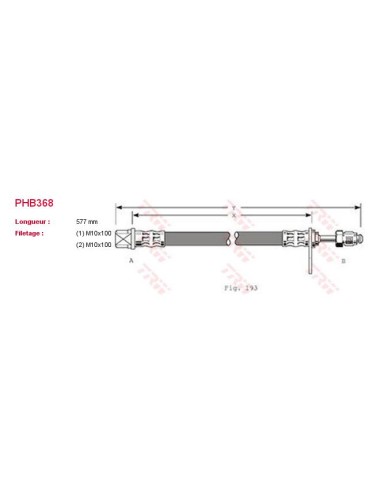 FLEXIBLE DE FREIN