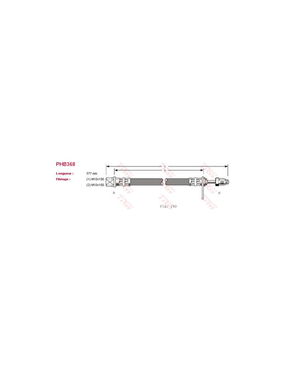 FLEXIBLE DE FREIN