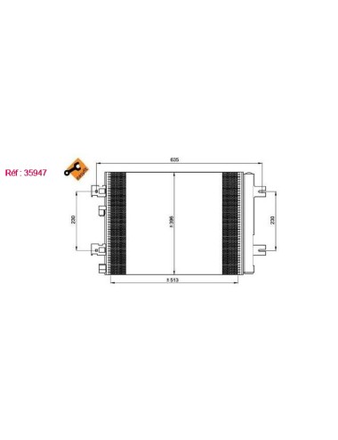 COND - DACIA LOGAN 1.4 05 CONDENSER