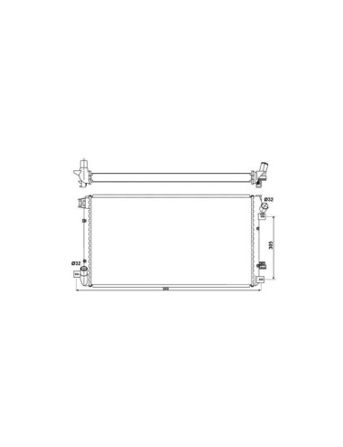 RAD - RENAULT MASTER 2.5D 98 RADIAT