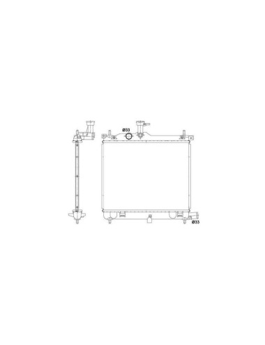 RAD - HYUNDAI I10 1.2 08 RADIATOR E