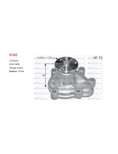 POMPE A EAU CORSA 1.7TD  2000&gt;