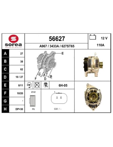 ALTERNATEUR VL / RENAULT
