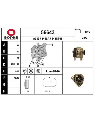 ALTERNATEUR VL / RENAUL
