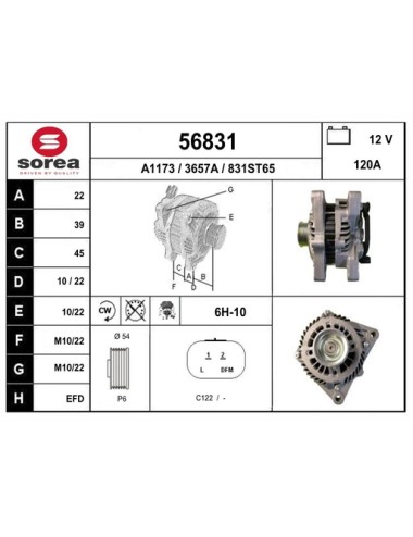 ALTERNATEUR VL / C5 2.0i