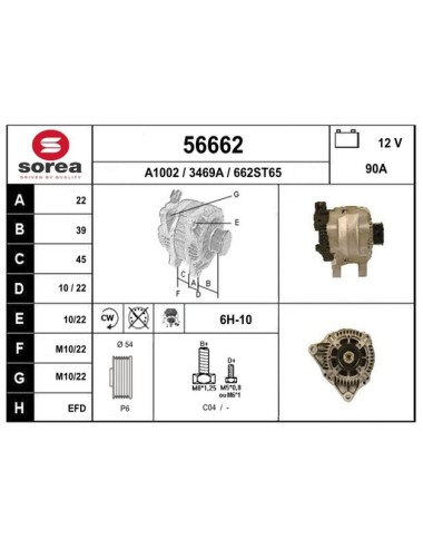 ALTERNATEUR VL / PEUGEOT