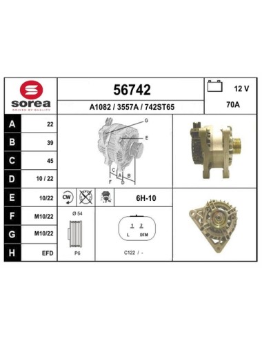 ALTERNATEUR VL / PEUGEOT