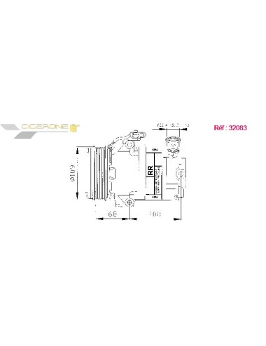 COMP - OPEL CORSA 1.2 01 COMPRESSOR