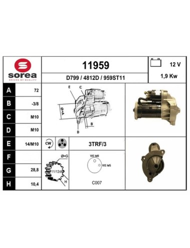 DEMARREUR VL / BOXER 2.2HDI