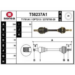TRANSMISSION / OPEL MERIVA