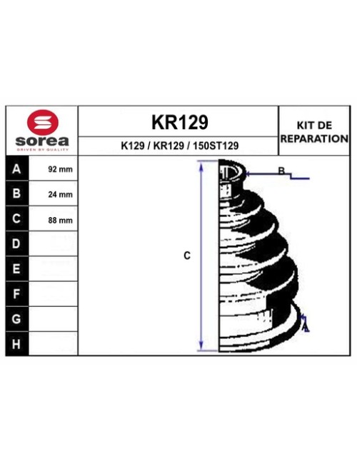 KIT REPARATION / AUDI CR 98