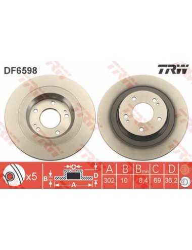 PAIRE DE DISQUES