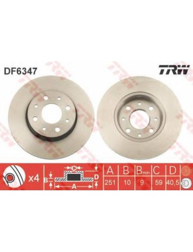 PAIRE DE DISQUES