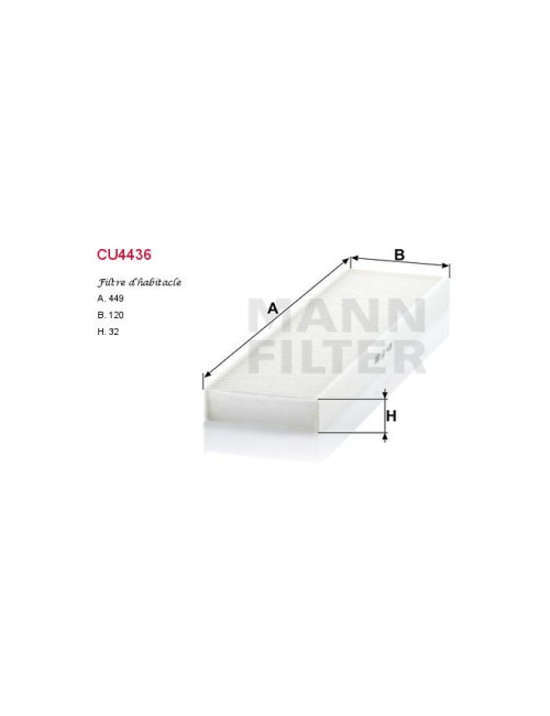 FILTRE A HABITACLE