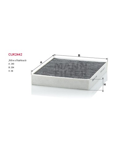 FILTRE A HABITACLE