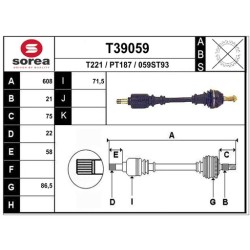TRANSMISSION / 106 1,4L I