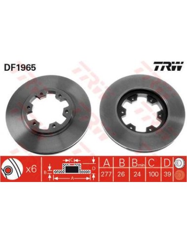 PAIRE DE DISQUES