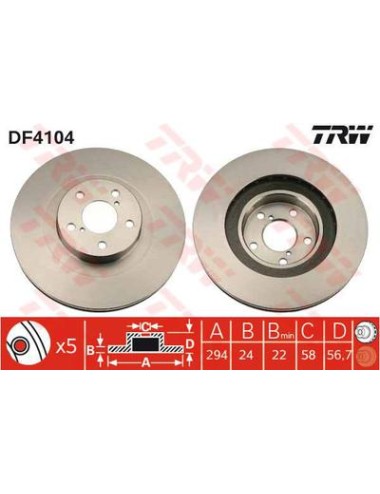 PAIRE DE DISQUES
