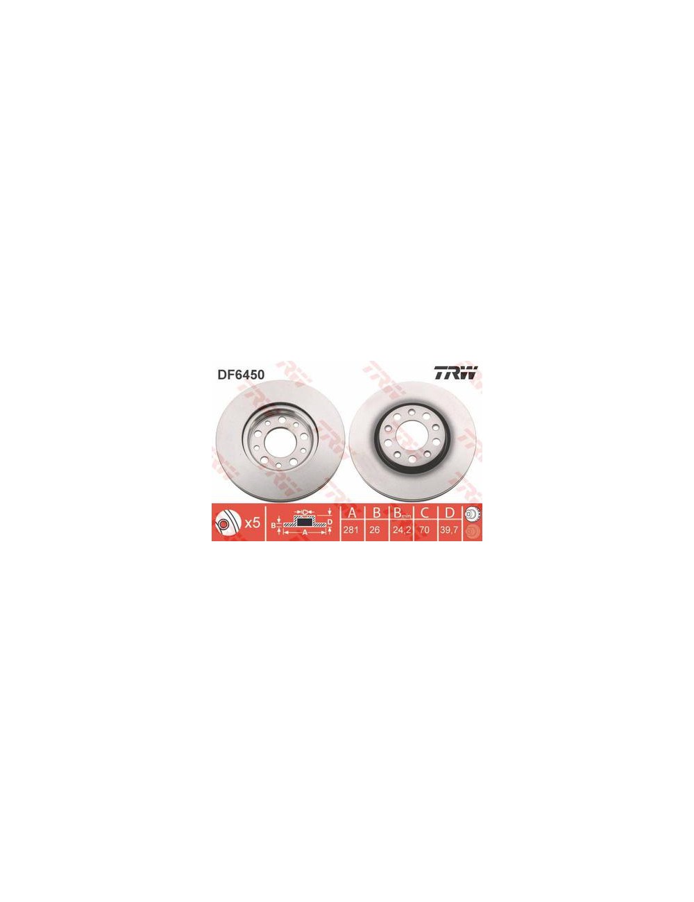 PAIRE DE DISQUES PAIRE DE DISQUES