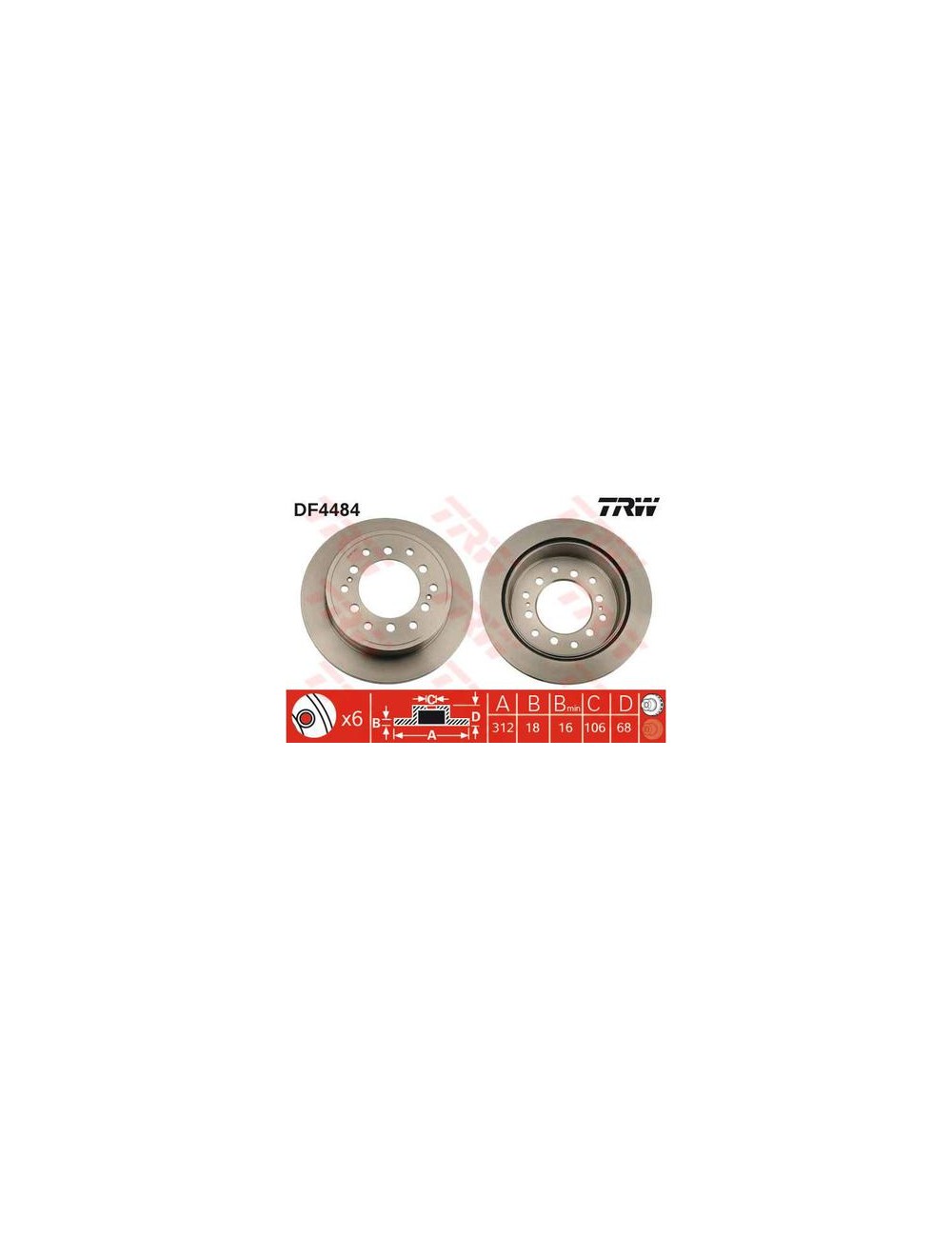 PAIRE DE DISQUES PAIRE DE DISQUES