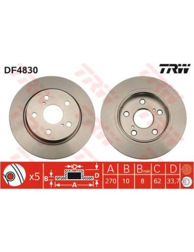PAIRE DE DISQUES