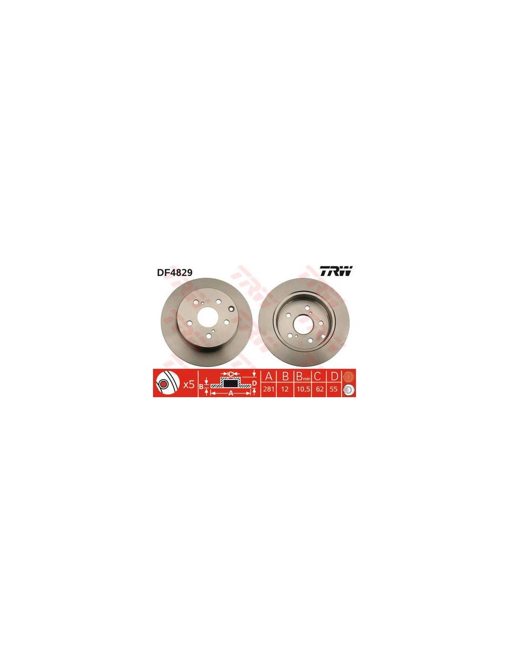 PAIRE DE DISQUES PAIRE DE DISQUES