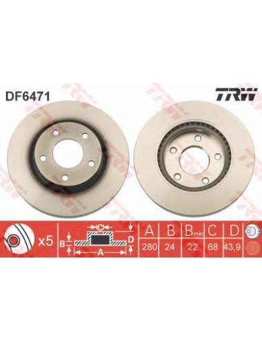 PAIRE DE DISQUES