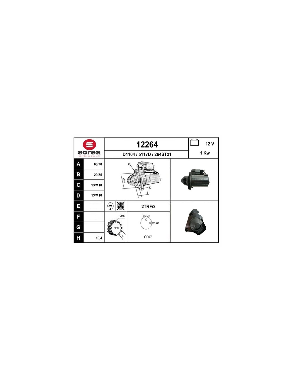 DEMARREUR VL / NISSAN MICRA IV 1,2 Ess DEMARREUR VL / NISSAN MICRA IV 1,2 Ess