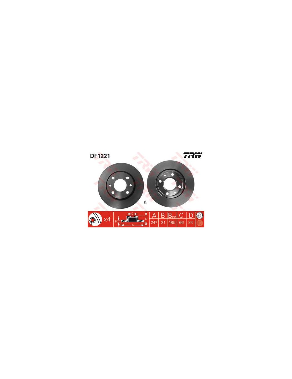 PAIRE DE DISQUES