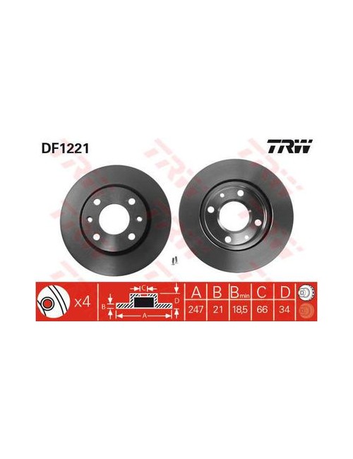 PAIRE DE DISQUES