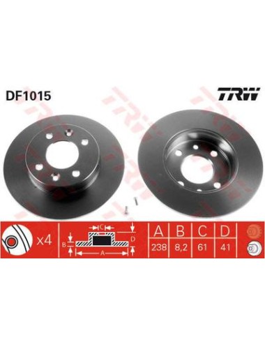 PAIRE DE DISQUES